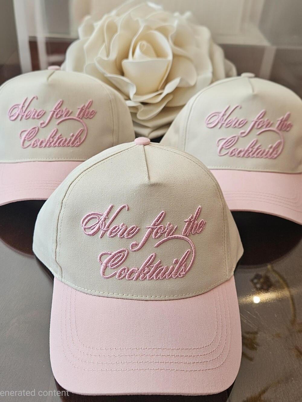 Here For The Cocktails Cap